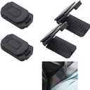 Seat Belt Comfort Clips, Shoulder & Neck Relief Adjuster, Reduces Rubbing and Pressure, Black, 4 Pack