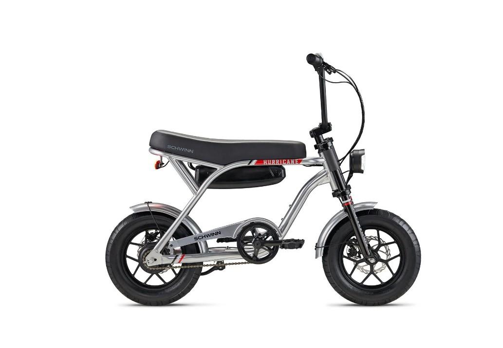 Schwinn Hurrican E-Bike - Silver Grey, 14 in 