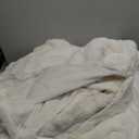 Lotus Karen Fluffy Comforter - Rabbit Fluff Faux Fur Duvet Cover Full Size
