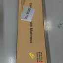 Sportneer Camping Cots for Adults: 1200D Double Layer Oxford Camping Cot with Mattress, Heavy Duty Foldable Cots for Camping Travel Tent Day Outdoor & Home Guest, Cot Bed with Carry Bag & 2 Pockets (Green+grey)