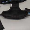 rabbitgoo Dog Harness No Pull with 2 Leash Clips, Adjustable Soft Padded, Reflective Oxford No Choke Pet Vest with Easy Control Handle for Medium Sized Dogs, Blue, Medium