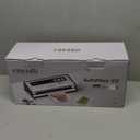 FRESKO Vacuum Sealer Machine with Automatic Bag Detection, Double Heat Seal, Compact Food Sealer, Easy to Use, Starter Kit (Silver)