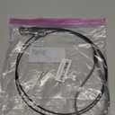 Chew Proof Dog Leash,6FT Metal Cable Lead,Heavy Duty Leash Made of Coated Wire Rope,Chew Resistant,Great for Large Dogs and Teething Puppies (Black, 6FT)