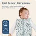 Toddler Sleep Sacks 2T-4T, 0.5 TOG Light Summer Wearable Blankets, Extra Long XL Sleeping Bags, 2 Pack