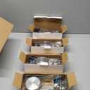 Chafing Dishes for Buffet 4 Pack, 5 QT Round Chafing Dishes for Buffet [Elegant Silver Colors] Stainless Steel Chafing Dish Buffet Set for Any Party