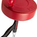 Plumb Craft 7750115 15' Manual Canister Pipe Auger (Foot) for Small to Medium Household Drains up to 2" inch in Diameter, Red