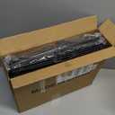 Freezer Organizer Bins, 3 Pack Big Stackable Deep Chest Freezer Organizer Bins, Foldable Baskets with Handles, Black Storage Container Baskets for 5 to 9 Cu.FT Deep Freezer Sort Frozen Meats (Large)