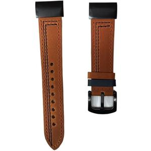 GUMMMY For Garmin Fenix 6 Pro Wristband Quick Fit 26mm 22mm Leather Watch Band Strap For Fenix 6X pro Correa