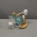 himmel Table Lamp, Adjustable Wooden Table Lamp, Children's Desk Lamp for Bedroom, Living Room, E27 Base Reading Next Lamp (Green)