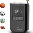 Ball Pump for Sports Balls, Portable Electric Basketball Pump Ultra Fast Inflation, with Digital LED Display Air Pump for Balls, Preset Pressure with Ball Needle for Soccer, Volleyball (Black)