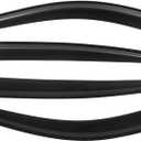 Lightronic Extra Durable Outside-Mount Auto Vent Window Visor, Fits 2022-2025 Honda Civic Sedan, UV Protection Rain Guard, Original Wind Deflector, No-Drill Easy Install, Dark Smoke, 4-Pcs