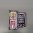 JOYIN Baby Learning Phone and Remote Toy for Toddler, Pink Smartphone Toys with Music for Infants, Kids, Holiday Stocking Stuffers, Birthday Gift for Girls, Easter Basket Stuffers, Pink Phone and Remote Toy with Bird