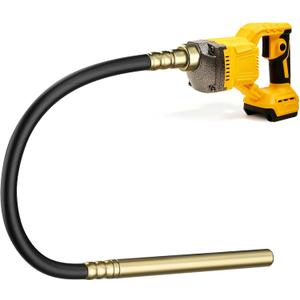 Handheld Concrete Vibrating Tool, Compatible with Dewalt 20V Battery(No Battery), 800W Cordless Electric Concrete Vibrator with 3.8ft Shaft Rod, 6000RPM Portable Vibrator for Remove Air Bubble
