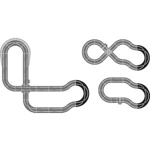 Scalextric Racing Curves Extension Pack 1:32 Slot Race Car Track Accessory C8193