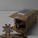 GengGeng 4PCS Christmas Stocking Holders for Fireplace Set of 4,Christmas Weighted Stocking Hanger Hooks for Mantle- Traditional Tropical Stockings Holder for Mantle/Fireplace(Antique-Color 4 Pack)