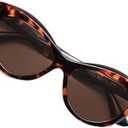 Eye Sunglasses for Women Polarized Vintage Cateye Shades