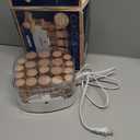 Conair Double Ceramic Hot Rollers for Long, Medium, and All Hair - Hair Curler - Hair Roller Clips Included - 1/2 inch, 3/4 inch, and 1 inch Rollers