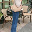 Coutgo Women's Mary Jane Chunky Low Heels Slingback Pumps Closed Square Toe Wedding Dress Shoes (7, Navy)