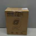 Camping Fan - 20000mAh Battery Powered Fan Rechargeable with LED Lantern - Portable Outdoor Tent Fans with Hanging Hook 4 Speeds Wind Remote Control (8.9*11.4*4.6in, Black and Orange)