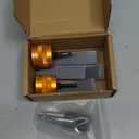 1/2" & 3/4" Metal Copper Pipe Cleaner Set, Featuring 6 Replaceable Brush Cloths and 2 Metal Pipe Cleaning Brushes,is Designed for Cleaning Rust, Stains, Paint and polishing on Copper Pipe