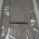Underbed Storage Bag With Clear Front And Zipper (Light Gray, 18" x 30" x 6")
