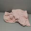 BEDELITE Fleece Throw Blanket for Couch - 300GSM Soft & Warm Fluffy Pink Blanket, Decorative and Giftable Striped Blankets for Women, Men, 50"x60"