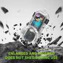 Invisible Dive Housing Case for Insta360 X5,Waterproof Up to 60m/196ft Invisible Underwater Photography Housing, X5 Protective Cover Shell with Bracket Accessories
