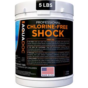 Aquadoc Non-Chlorine Spa Shock for Hot Tub - Chlorine Free Treatment & Enhanced Shock to Assist Bromine - Suitable Oxidizer - 5lbs
