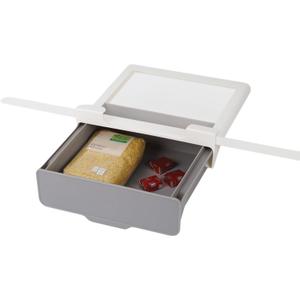 Joseph Joseph CupboardStore Under Shelf Drawer Kitchen Cabinet Storage Organizer, Space Saving, Gray/ White (1 Count)