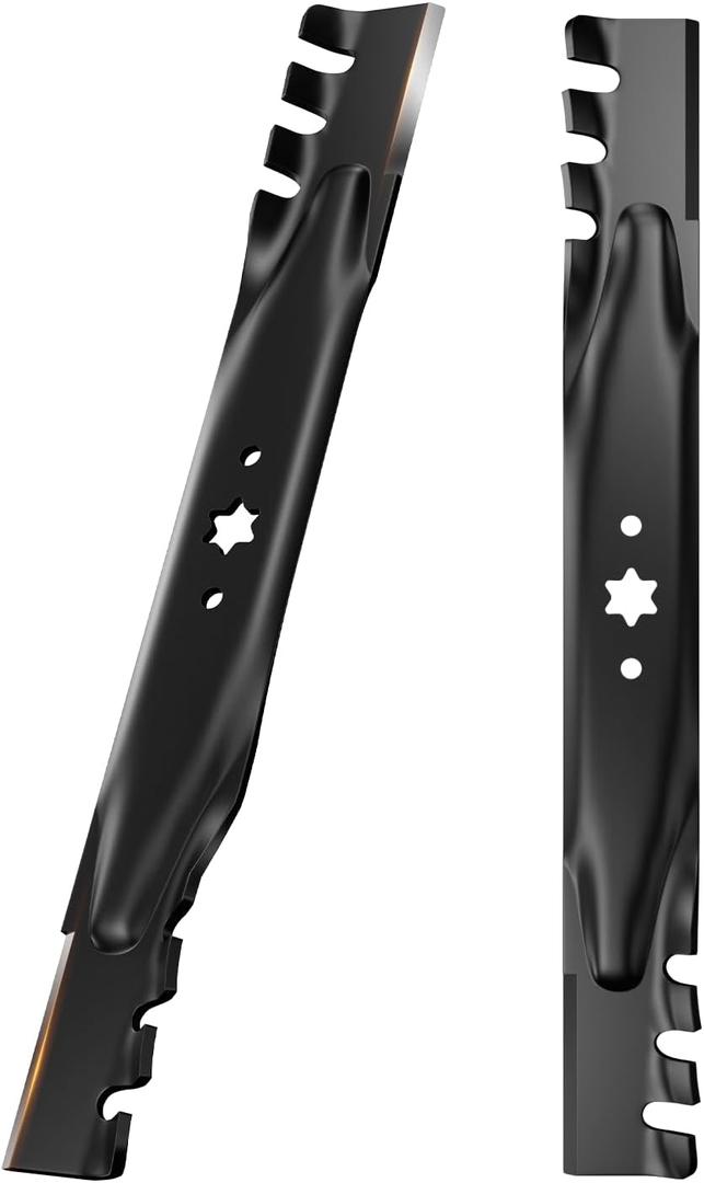 42 inch Deck Lawn Mower Blade, 942-04308-X, 942-04308 Mulching Blades with 6 Point Star, Replace Number for Troy Bilt and Cub Cade Riding Mowers, 942-04126, 942-0616, 742-04126, 742-0616