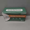 No Drill Curtain Rod Holders, Heavy Duty Self Adhesive Curtain Brackets Hooks, Adjustable Nail-Free Stick on Wall Hangers for Bathroom, Bedroom, Kitchen and Livingroom (14 Pack)