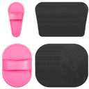 102 Piece Smooth Away Exfoliation Kit for Women and Girls - Smooth Legs and Facial Hair Removal Pads in 2 Sizes, 100 Pieces Fine Black Sandpaper for Lips and Skin