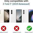 tharlet Compatible with Samsung Galaxy Z Fold 7 Case, Slim Fit Full Protection Case for Women Girls, Ultra Thin Shockproof Hard PC Anti Scratch Protective Cover for Galaxy Z Fold 7 2025 (Green)