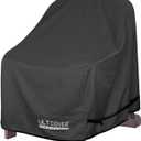ULTCOVER Waterproof Patio Adirondack Chair Cover for Outdoor Chair Size Upto 28W x 31D x 36H inch, Black