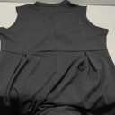 Womens Summer Jumpsuits Dressy Casual One Piece Outfits Sleeveless Mock Neck Wide Leg Pants Rompers, Black, Size XXL