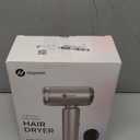 Dual Voltage Travel Hair Dryer - 110,000 RPM High-Speed Blow Dryer with Ionic Technology, Professional Fast Drying & Lightweight & Compact, 110-220V International European, Gift for Women Men (Stone)