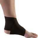 Figure-8 Ankle Support, Light Elastic Compression Brace, Muscle Joint Recovery, Black, 4X-Large