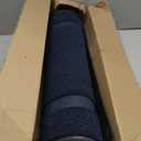 OLANLY Front Door Mat Indoor Outdoor Entrance, Waterproof All-Season, All-Weather Doormat, Sturdy Natural Rubber, Fade Resistant, Low Profile, Easy Clean Patio Porch Entryway Mat, 47x32, Blue