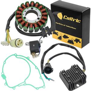 Caltric Stator & Regulator & Gasket Compatible With Honda Trx300 Trx-300 Fourtrax 300 1993-2000