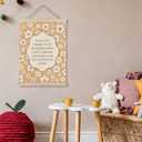 FWSFD Boho Floral Mental Health Set Boundaries Wall Art Decor Poster, Inspirational Psychology Hanging Wall Decor Canvas Prints Artwork for Therapy Office Counseling Room Calming Corner, 12x16 Inches