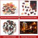 LOMIMOS Christmas Jigsaw Puzzle for Adults 1000PCS,Santa Claus Puzzle Fully Interlocking Puzzles for Xmas Festive Decor Family Party Personalized Education