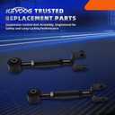 2Pcs Rear Upper Adjustable Control Arm Assembly Fit for 2002-2006 Honda CR-V,2003-2011 Honda Element, K90489 x2 Passenger & Driver Side Suspension
