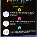 Beric Premium Paint Pens 15 pack, Water-based, Marker, Fine Tip, Writes on Almost Anything, Water and Sun Resistant Vibrant Colors Low Odor Long Lasting, Fast Drying Assorted Colors