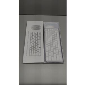 Bluetooth Keyboard and Mouse for Mac, Rechargeable, Mini Size, Ultra Slim, Quiet Typing, 4 Level DPI, Wireless Keyboard and Mouse Compatible with Mac, iPad, iPhone, MacBook Air/Pro