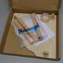 Niteangel Hamster Play Wooden Platform for Dwarf Syrian Hamsters Gerbils Mice Degus or Other Small Pets (Triangle - 5.9'' Height, Burlywood)