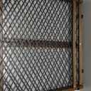 Toddleroo by North States - Diamond Mesh Wooden Baby Gate: Pressure Mounted Baby Gate for Doorways - Adjustable 26.5 to 42 Inches Wide - 23 Inches Tall