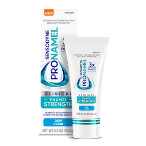 Sensodyne Pronamel Clinical Enamel Strength Toothpaste, Deep Clean, 2.3 oz (2.3 Ounce (Pack of 1))
