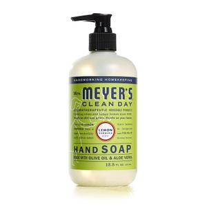 MRS. MEYER'S CLEAN DAY Hand Soap, Made with Essential Oils, Biodegradable Formula, Lemon Verbena, 12.5 fl. oz MRS. MEYER'S CLEAN DAY Hand Soap, Made with Essential Oils, Biodegradable Formula, Lemon Verbena, 12.5 fl. oz