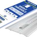 5" W x 1/4" H x 36" L - Commercial Aluminum Door Threshold(Mill Aluminum)- Door Saddle- ADA accessible Barrier Free- Fire Rated- Door Thresholds for Exterior Doors, B303A