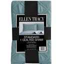 Ellen Tracy Quilt Standard Sham Green